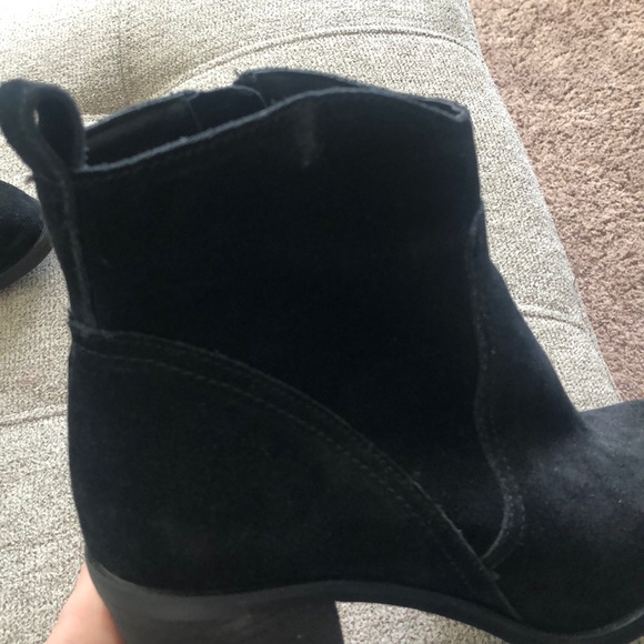 Suede black booties - Picture 4 of 4